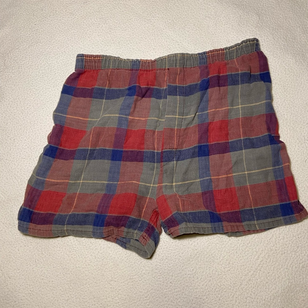 Plaid Multicolor Sleep Shorts